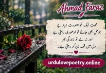 90+ Famous Ahmad Faraz Poetry In Urdu, English & Hindi Best Shayari, Famous Ghazals, Love Poetry, Sad Poetry & Deep 2 lines text Ahmad Faraz poetry